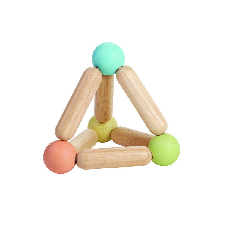 Hochet triangle pastel