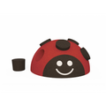 Coccinelle - jeu d'encastrement en liège et bois