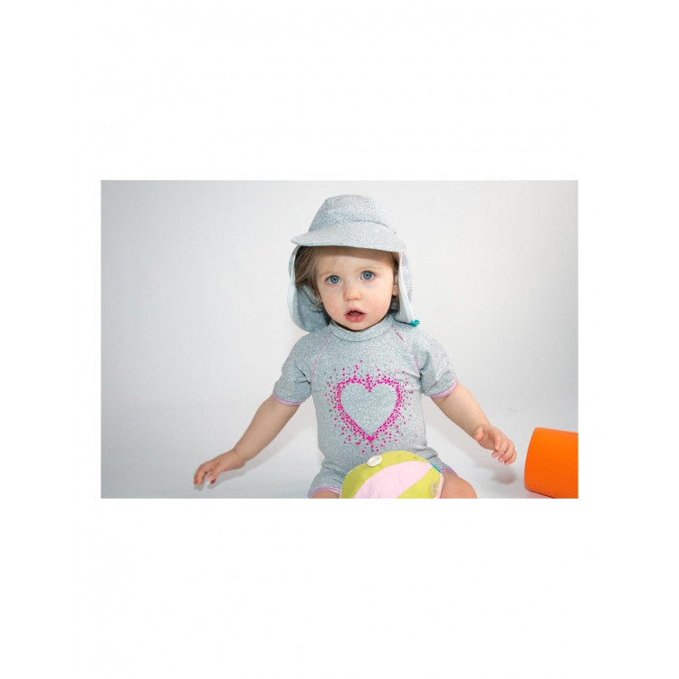 Casquette anti-UV - Gris chiné