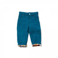 Pantalon en velours doublé
