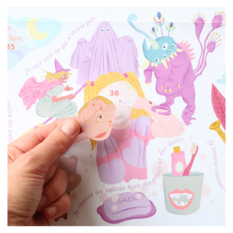 Les Super-pouvoirs - Poster XXL et stickers