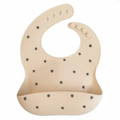 Bavoir repas souple silicone - Black Daisy