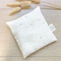 Bouillotte sèche en coton GOTS - Motif pissenlit