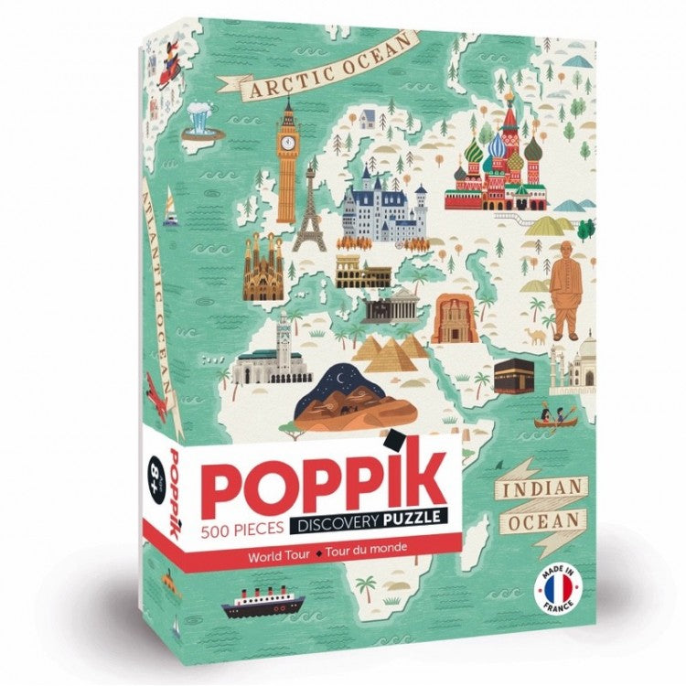 Puzzle 500 pièces - Tour du monde