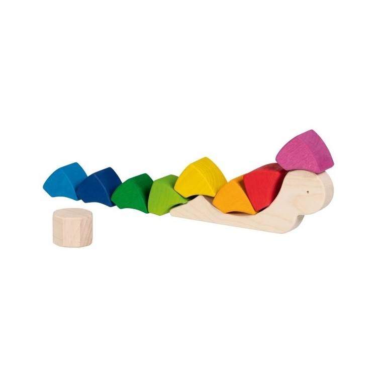 Puzzle et jeu de construction escargot