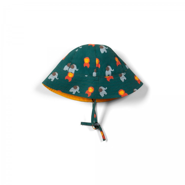 Chapeau de soleil réversible en coton bio