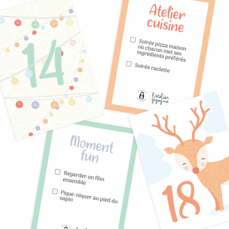 Calendrier de l'Avent en famille
