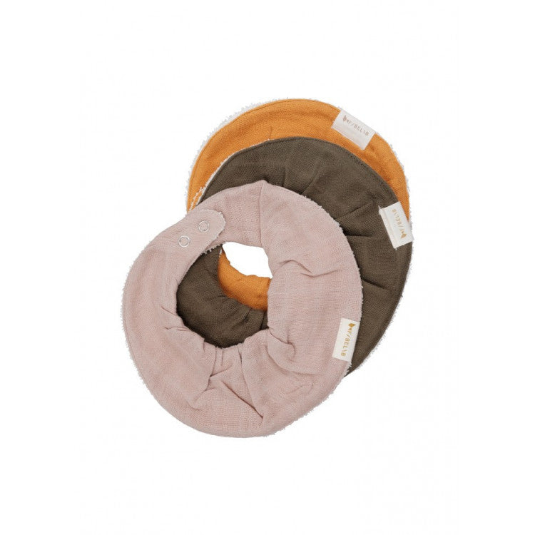 Bavoirs collerettes - lot de 3