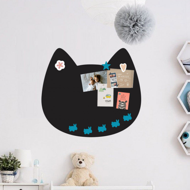 Tableau magnétique mural repositionnable - Chat