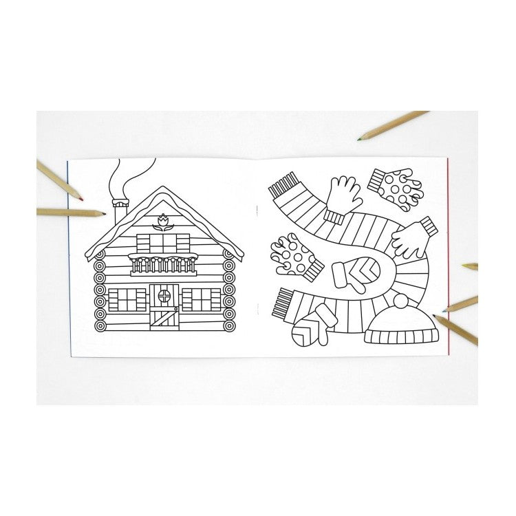 Cahier de coloriage Graou - La Neige