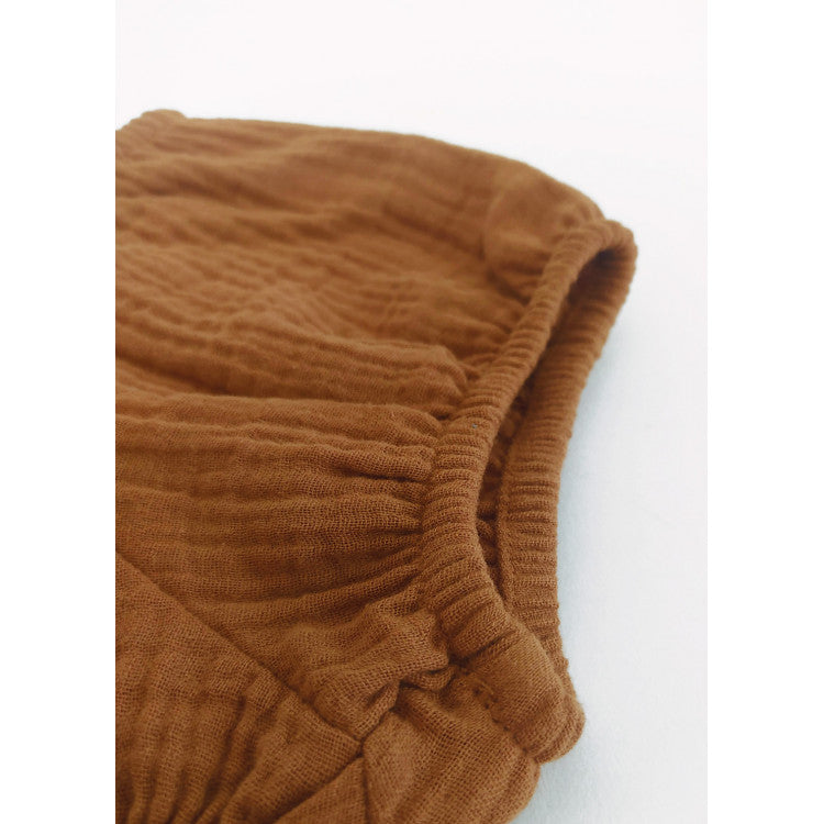 Bloomer double gaze de coton bio - Cannelle