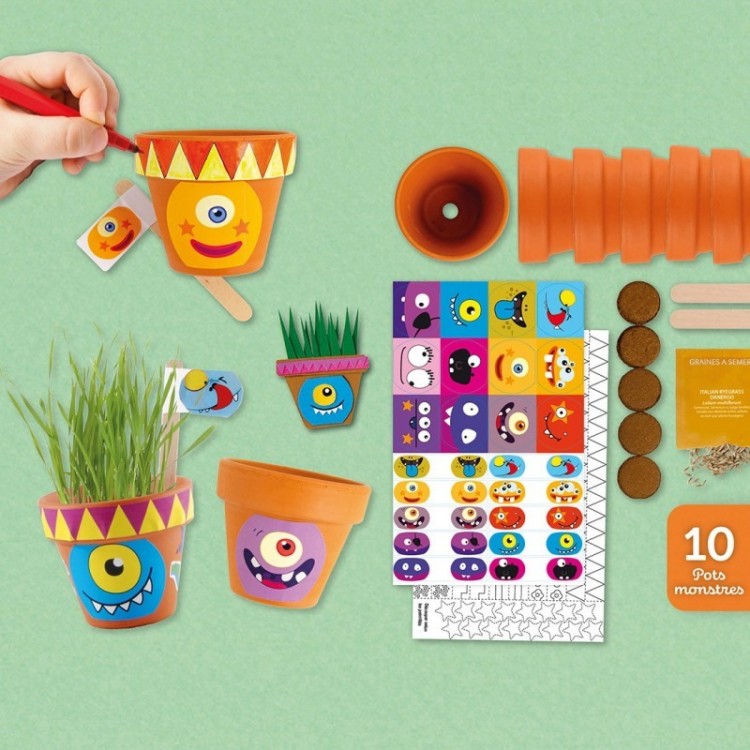 Coffret jardinage - L'atelier pour 10 petits monstres