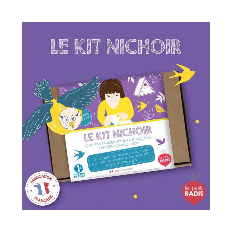 Le kit nichoir à oiseaux