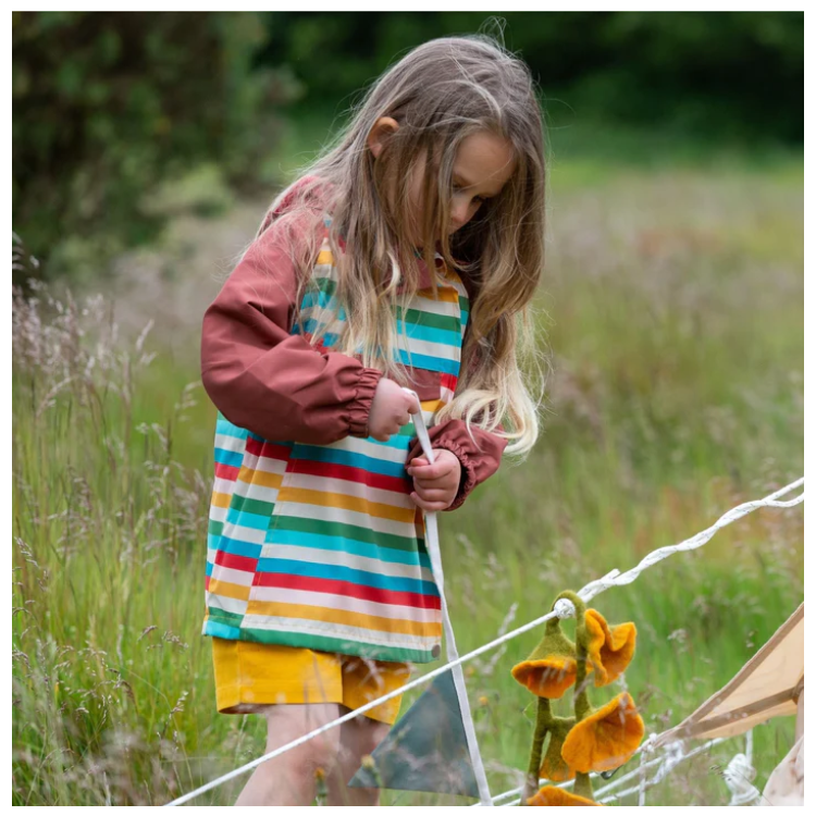 Anorak imperméable recyclé - Rayures