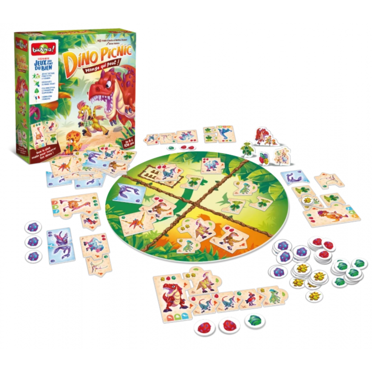 Dino Picnic - Jeu de tactique