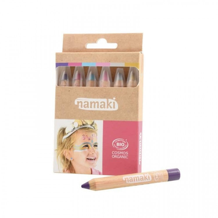 Kit crayons maquillage - 6 couleurs