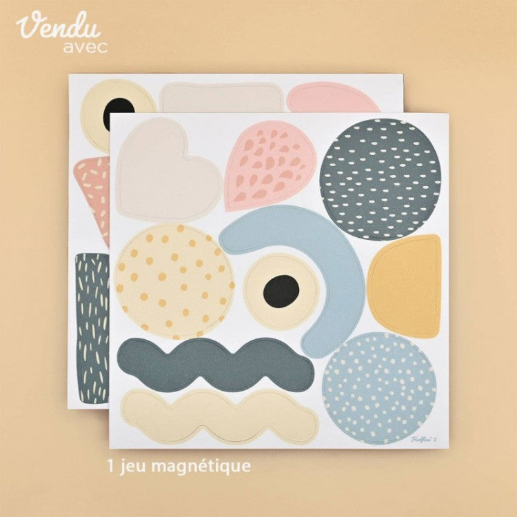 Tableau magnétique Fusée