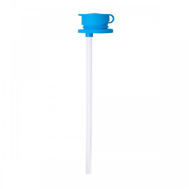 Bouchon en silicone avec paille pour gourde Pura