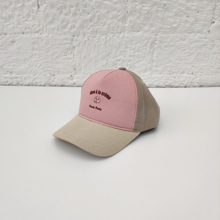 Casquette enfant upcyclée - Chou à la crème
