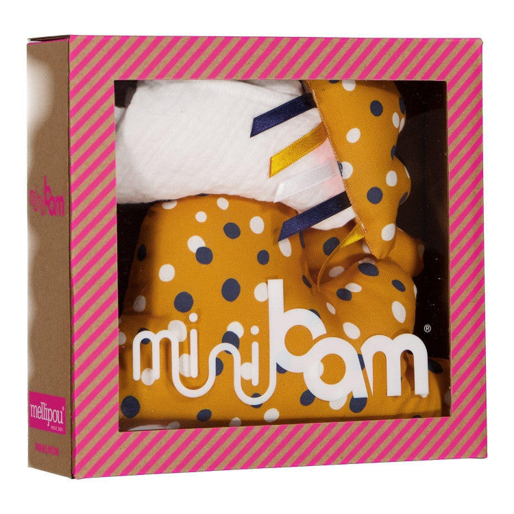 Coffret naissance nuage musical et doudou-lange - Lenny (musique Light my fire)