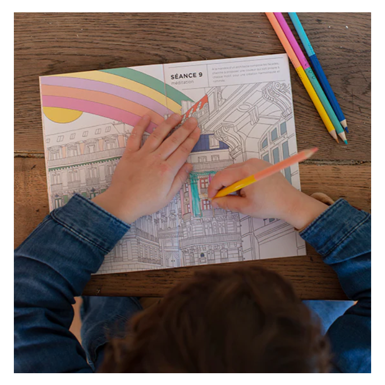 Cahier de coloriages - Méditation colorée