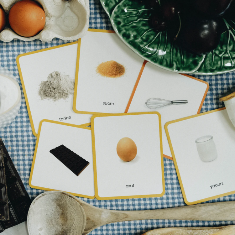 Le Mini-Mondy Cuisine - Cartes de nomenclature Montessori