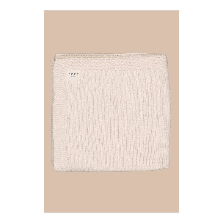 Couverture en maille coton et laine