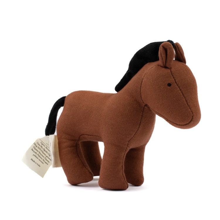 Hochet cheval Hildur en coton biologique