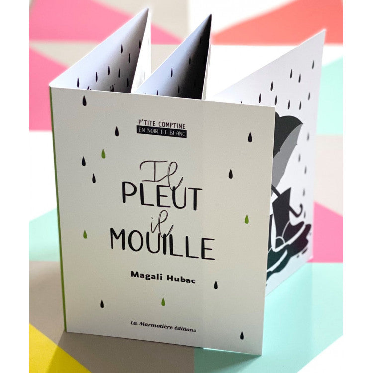 P'tite comptine en noir & blanc - Il pleut il mouille...
