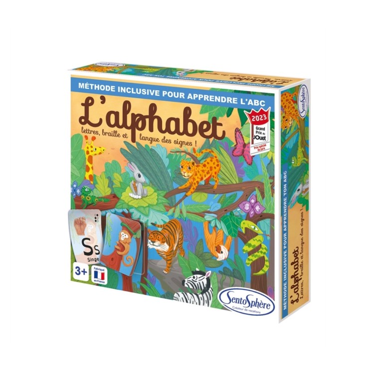 L'Alphabet - Lettres, braille et langue des signes