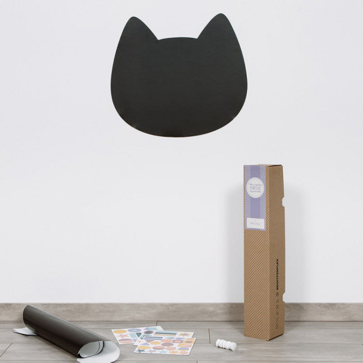 Tableau magnétique mural repositionnable - Chat