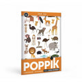 Mini poster 27 stickers - Brown Savane