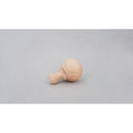 Mini-maracas pour bébé en bois brut