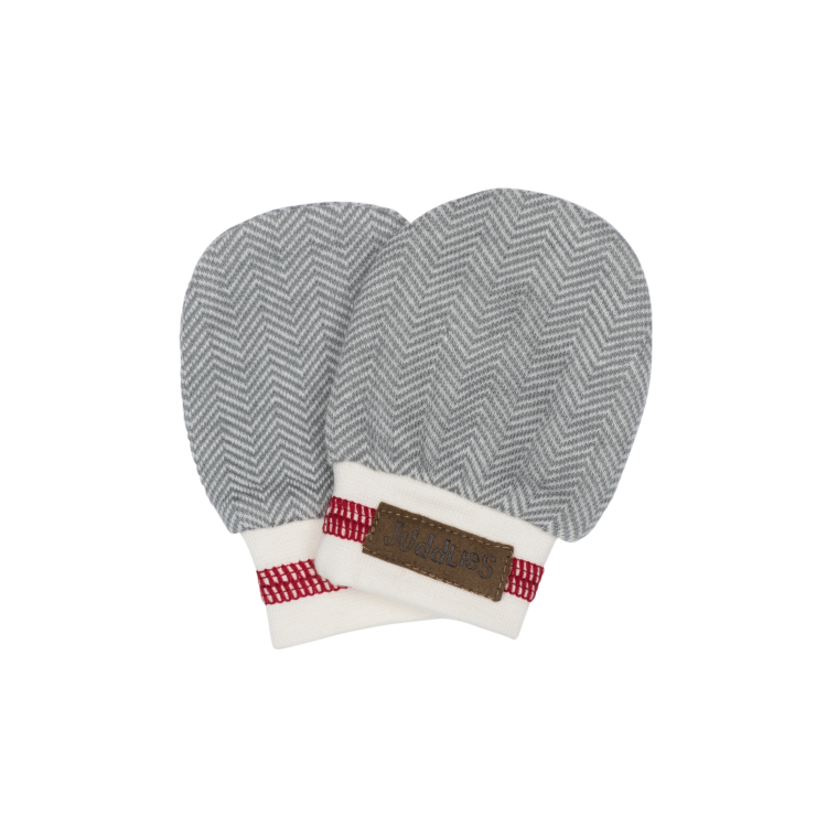 Moufles naissance en coton bio