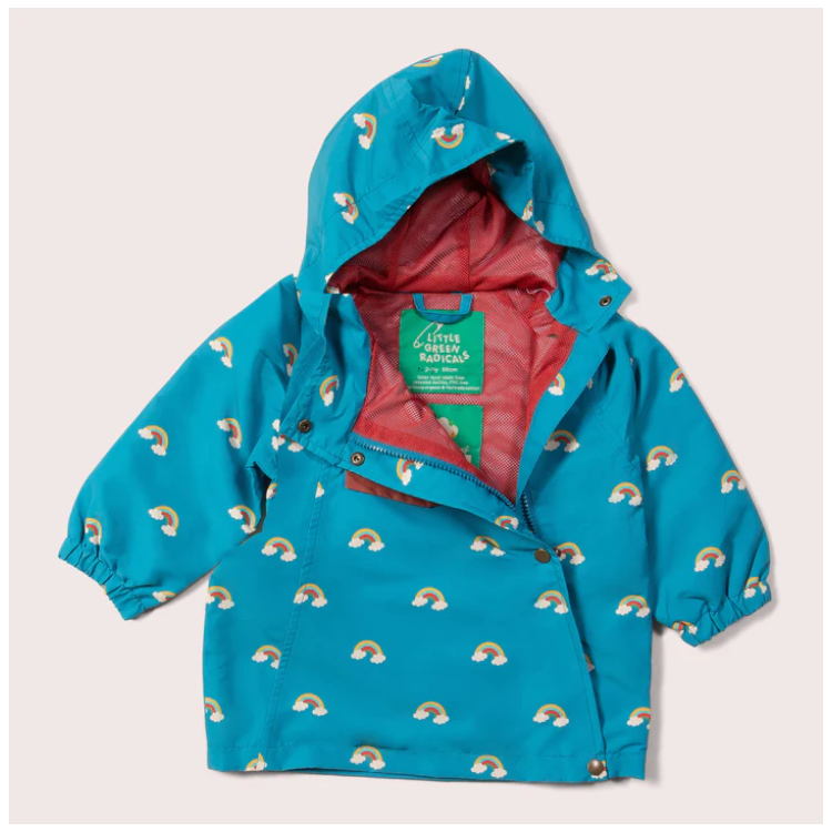 Anorak imperméable recyclé - Arcs-en-ciel