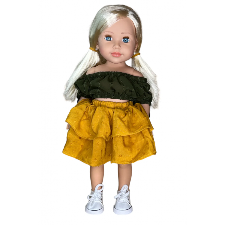 Poupée Enid - cheveux lisses blonds