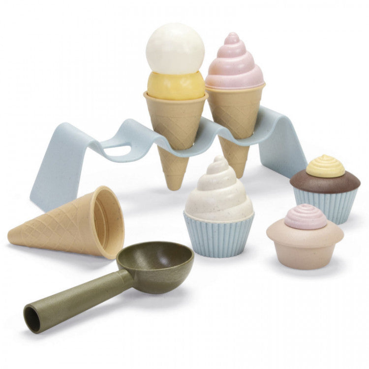 Jeu d'imitation en bioplastique - Glaces et cupcakes