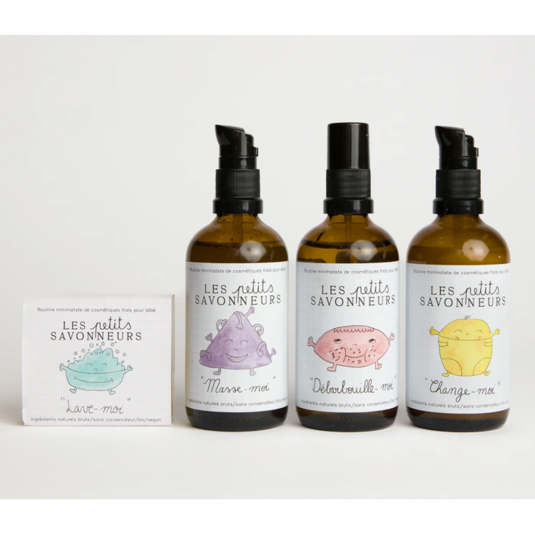 Coffret routine minimaliste cosmétique