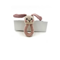 Hochet anneau lapin en crochet