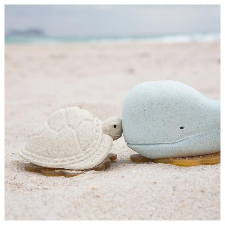 Duo jouets de bain baleine et tortue