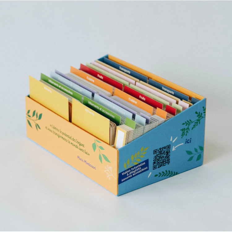 Le Giga Mondy, 600 cartes de nomenclature Montessori