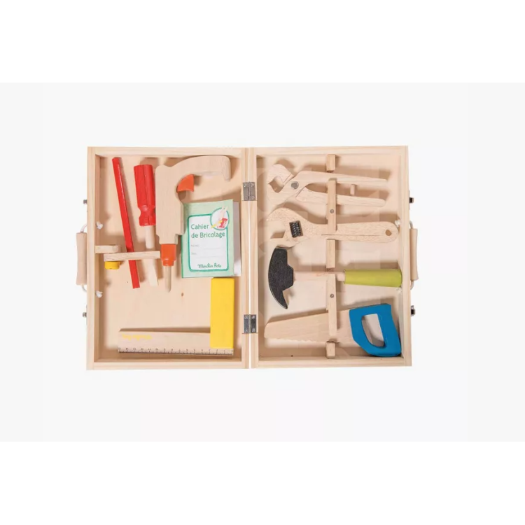 Valise Je bricole - Outils en bois