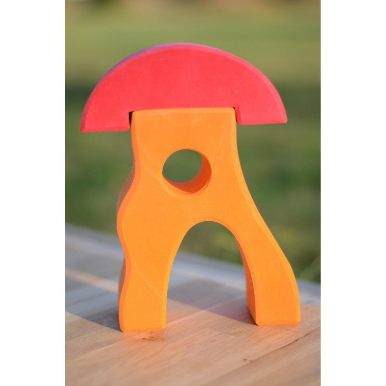Maison de lutins orange