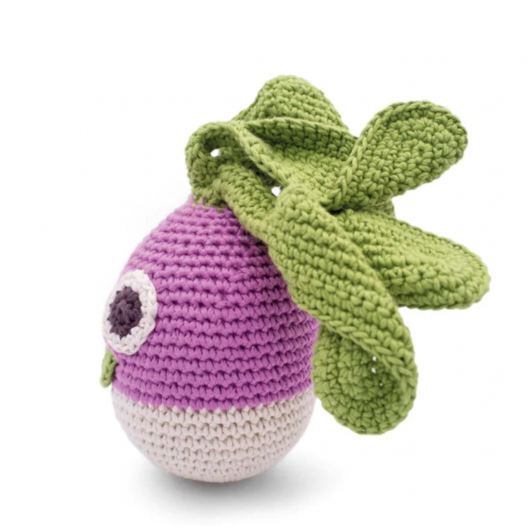 Hochet en crochet - Barney le navet