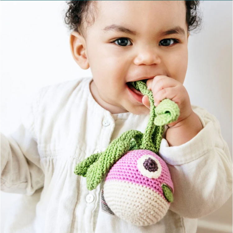 Hochet en crochet - Barney le navet