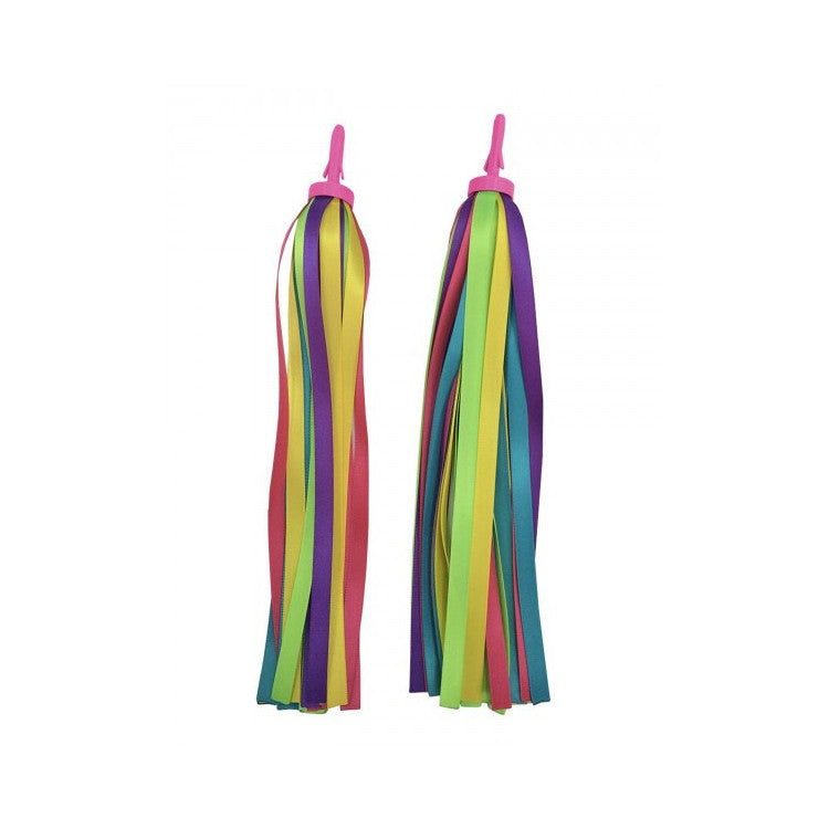 Rubans multicolores pour trottinette Micro