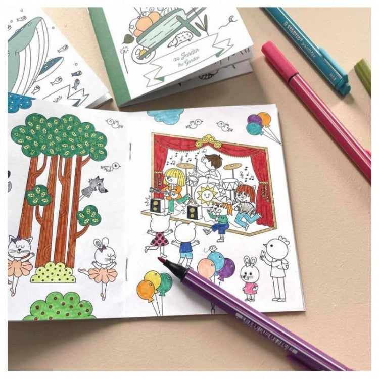 Petit carnet de coloriage - Tous en scène