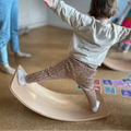 Planche d'équilibre en bois