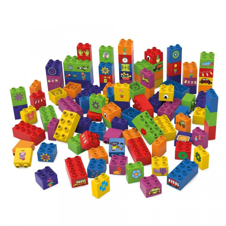 Jeu de briques bioplastique - 100 pièces