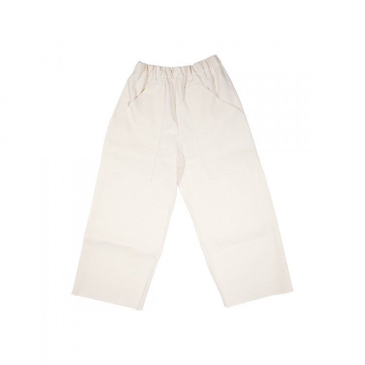 Pantalon large en denim GOTS